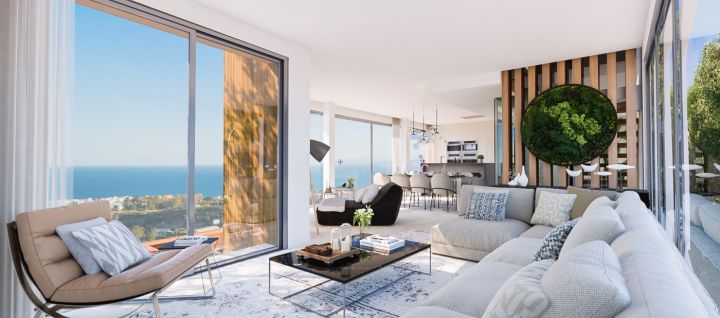 New development of villas in La Quinta, Benahavis - Luxurious Modern Home offering Golf Views